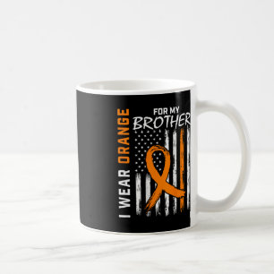 I Wear Orange Ribbon Brother Leukaemia Awareness F Coffee Mug