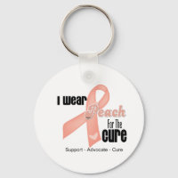 I Wear Peach For The Cure - Uterine Cancer