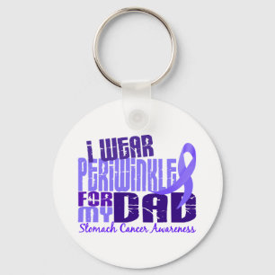 I Wear Periwinkle For  My Dad 6.4 Stomach Cancer Key Ring