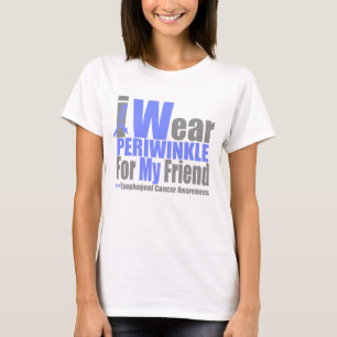 I Wear Periwinkle For My Friend Oesophageal Cancer T-Shirt