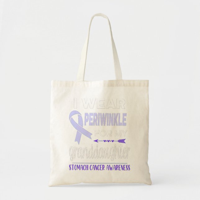 I Wear Periwinkle For My Granddaughter Tote Bag (Front)