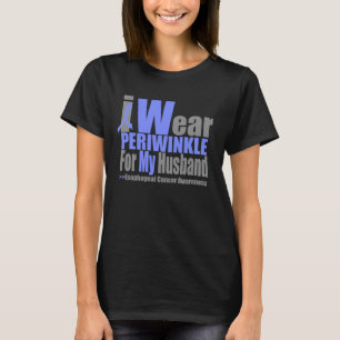 I Wear Periwinkle For My Husband Oesophageal Cance T-Shirt