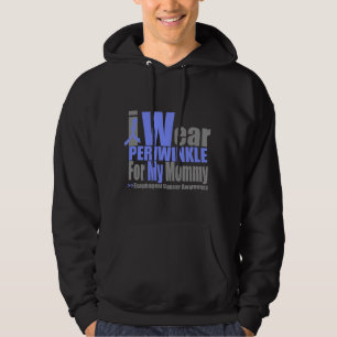 I Wear Periwinkle For My Mummy Oesophageal Cancer Hoodie