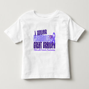 I Wear Periwinkle Great Grandpa 6.4 Stomach Cancer Toddler T-Shirt