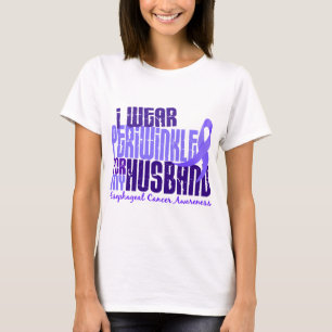 I Wear Periwinkle Husband 6.4 Oesophageal Cancer T-Shirt