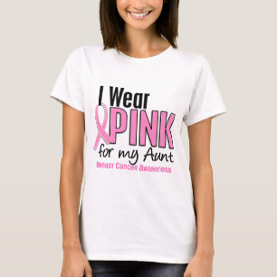 I Wear Pink For My Aunt 10 Breast Cancer T-Shirt