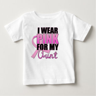 I Wear Pink for My Aunt Baby T-Shirt