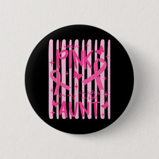 I Wear Pink For My Aunt Pink Ribbon 6 Cm Round Badge