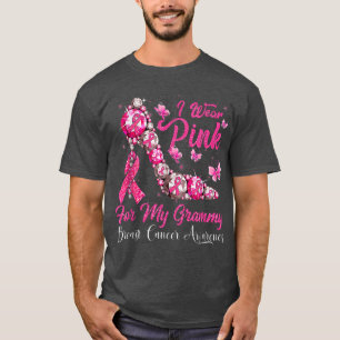 I Wear Pink For My Grammy High Heel Breast Cancer T-Shirt