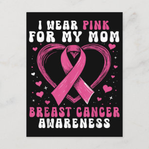 I Wear Pink For My Mum Breast Cancer Awareness Sup Enclosure Card