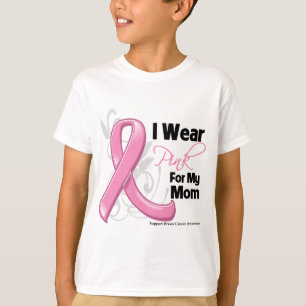 I Wear Pink For My Mum - Breast Cancer Awareness T-Shirt