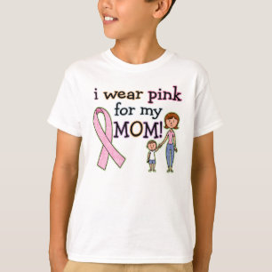 I Wear Pink for My Mum Kids Boys T-Shirt