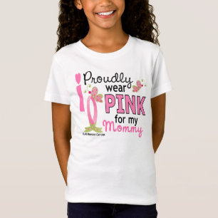 I Wear Pink For My Mummy 27 Breast Cancer T-Shirt