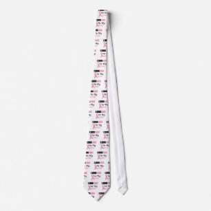 I Wear Pink For My Wife Tie