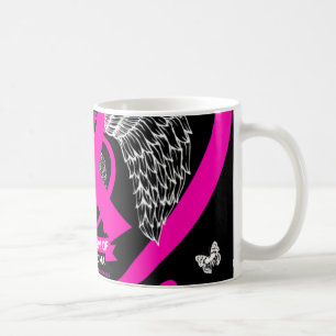 I Wear Pink In Memory Of My Grandma Breast Cancer Coffee Mug