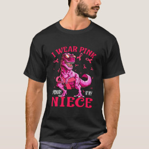 I Wear Pink In Memory Of My Niece Breast Cancer T-Shirt