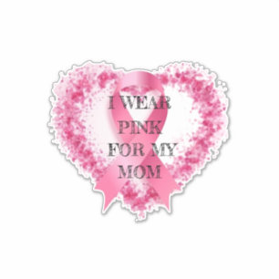 I wear pink ,In support of breast cancer awareness