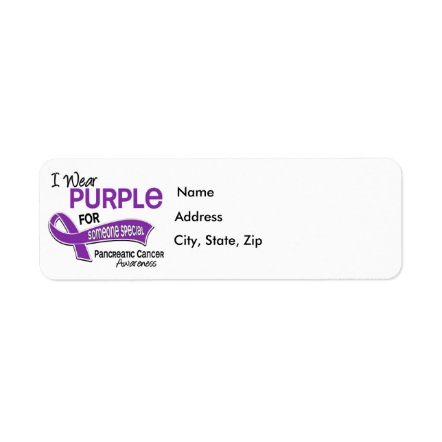 I Wear Purple 42 Someone Special Pancreatic Cancer (Front)