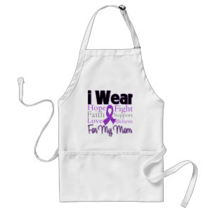I Wear Purple Collage Mom - Pancreatic Cancer Standard Apron