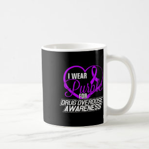 I Wear Purple For Drug Overdose Awareness Tee1 Coffee Mug