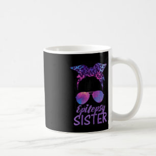 I Wear Purple For Epilepsy Awareness Epilepsy Sist Coffee Mug