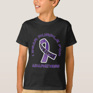 I Wear Purple For Epilepsy Awareness November  T-Shirt