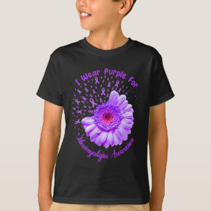 I Wear Purple For Fibromyalgia Awareness Survivor T-Shirt