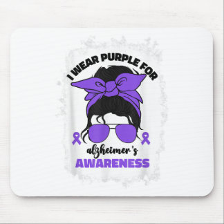 I Wear Purple For Heimers Awareness Month Heimer _ Mouse Mat