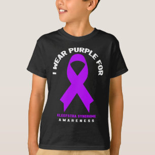 I Wear Purple For Kleefstra Syndrome Awareness T-Shirt