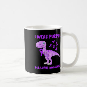 I Wear Purple For Lupus Awareness Toddler Kids  Coffee Mug