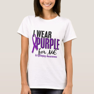 I Wear Purple For ME 10 Epilepsy T-Shirt