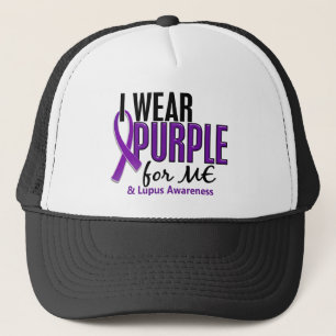 I Wear Purple For ME 10 Lupus Trucker Hat