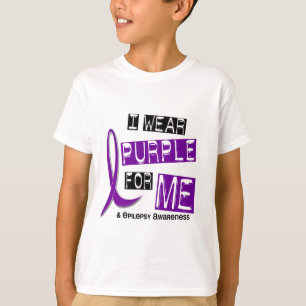 I Wear Purple For Me 37 Epilepsy T-Shirt