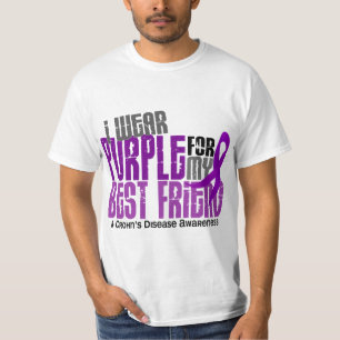 I Wear Purple For My Best Friend 6 Crohn’s Disease T-Shirt