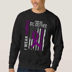 I Wear Purple For My Big Brother Epilepsy Awarenes Sweatshirt