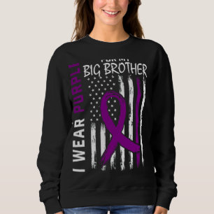 I Wear Purple For My Big Brother Lupus Awareness U Sweatshirt