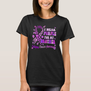 I Wear Purple For My Brother Epilepsy Awareness Da T-Shirt
