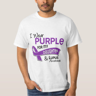 I Wear Purple For My Daughter 42 Lupus T-Shirt