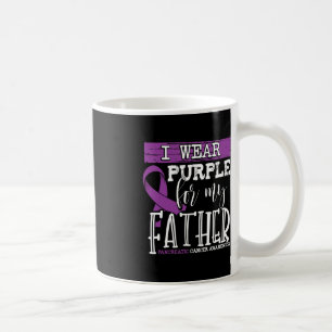 I Wear Purple for my Father Pancreatic Cancer Awar Coffee Mug