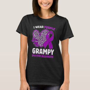I Wear Purple For My Grampy Epilepsy Awareness Leo T-Shirt