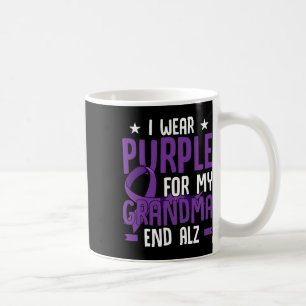 I Wear Purple For My Grandma End Heimer Heimerheim Coffee Mug