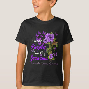 I wear Purple for my Grandma Pancreatic Cancer Awa T-Shirt