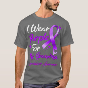 I Wear Purple For My Grandma Sarcoidosis Awareness T-Shirt