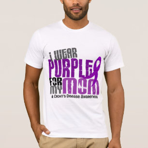 I Wear Purple For My Mum 6 Crohn’s Disease T-Shirt