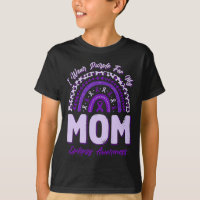 I Wear Purple For My Mum Epilepsy Awareness Rainbo