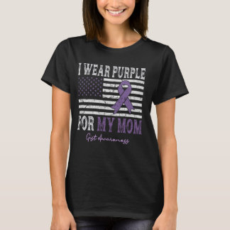 I Wear Purple For My Mum GIST Awareness American F T-Shirt