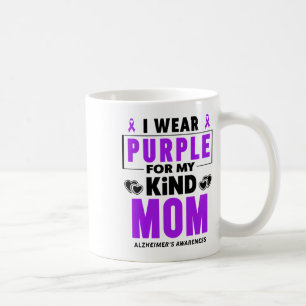 I Wear Purple For My Mum Heimerheimer Awareness 1 Coffee Mug