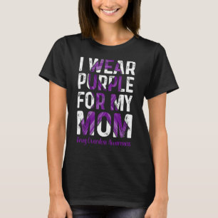 I Wear Purple For My Mum - Overdose Awareness T-Shirt