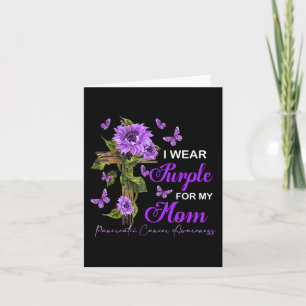 I wear Purple for my Mum Pancreatic Cancer Awarene Card