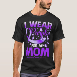 I Wear Purple For My Mum Pancreatic Cancer Awarene T-Shirt
